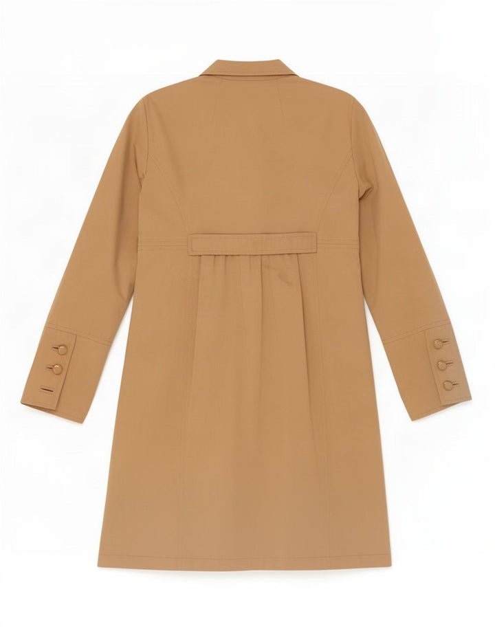 Intrend Overfrakke til kvinder UK 6 XS Beige Polyester