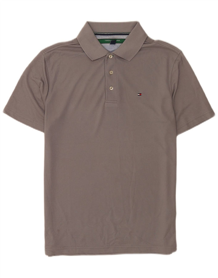 Tommy Hilfiger herre poloshirt mellemgrå polyester