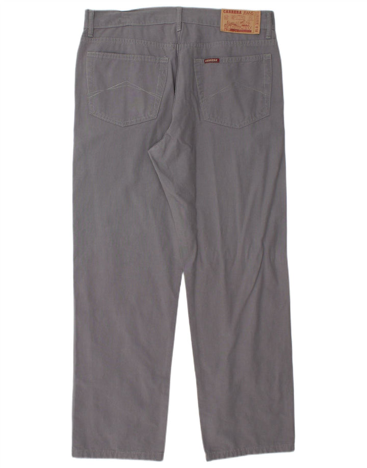 CARRERA Straight Casual Bukser IT 52 XL W36 L29 Grå Bomuld