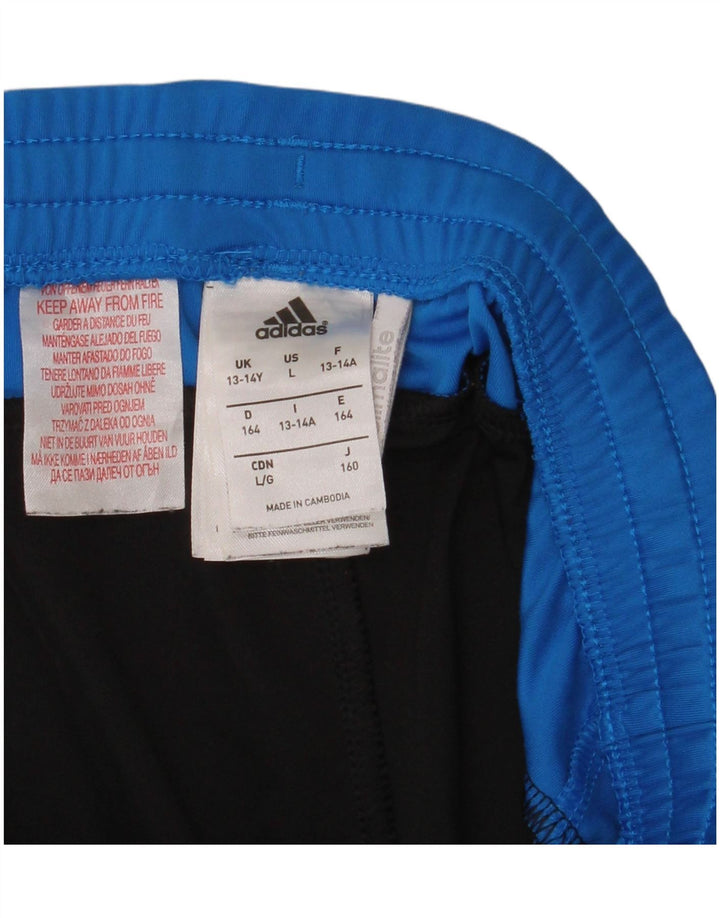 Adidas Boys Climalite Sportshorts 13-14 år Sort Colourblock Polyester