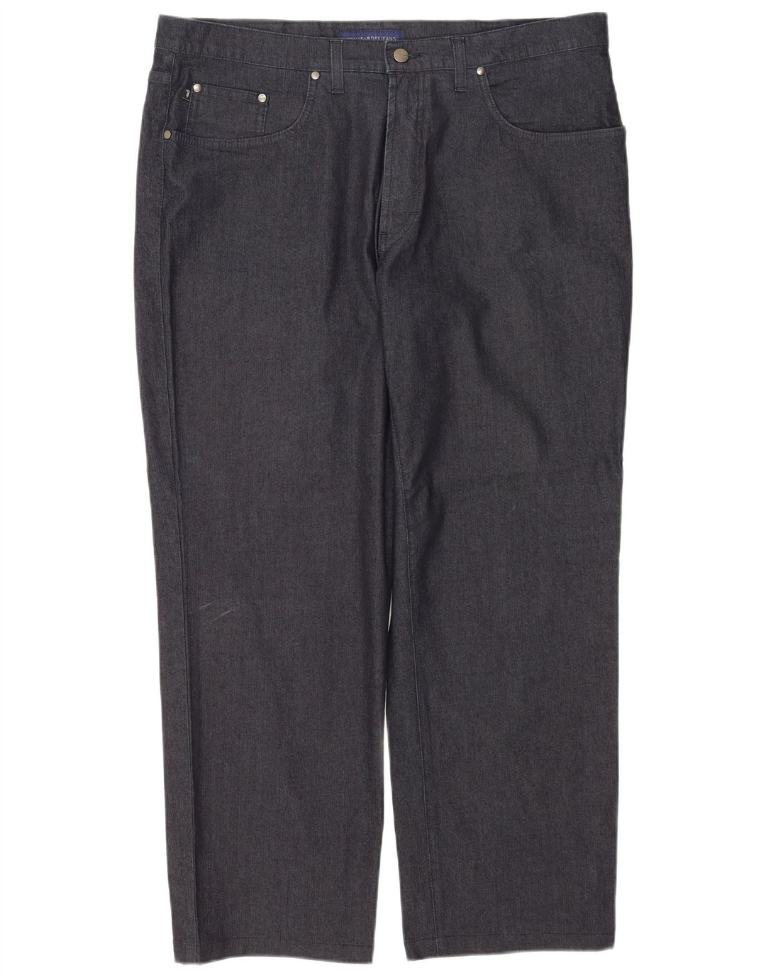 Trussardi Straight Jeans til mænd W42 L30 Marineblå bomuld