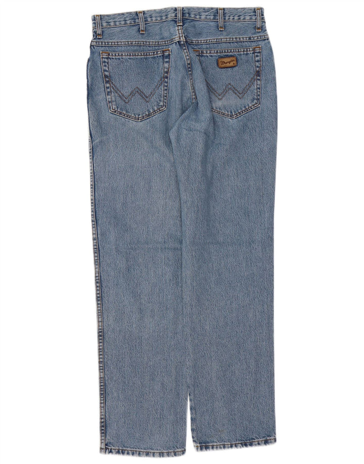 WRANGLER Herre Texas Straight Jeans W33 L32 Blå Bomuld