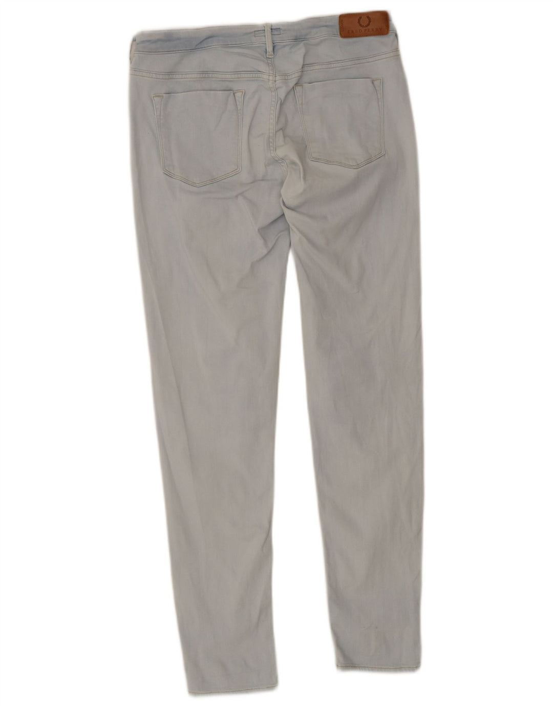 Fred Perry Dame Skinny Jeans W30 L30 Blå Bomuld