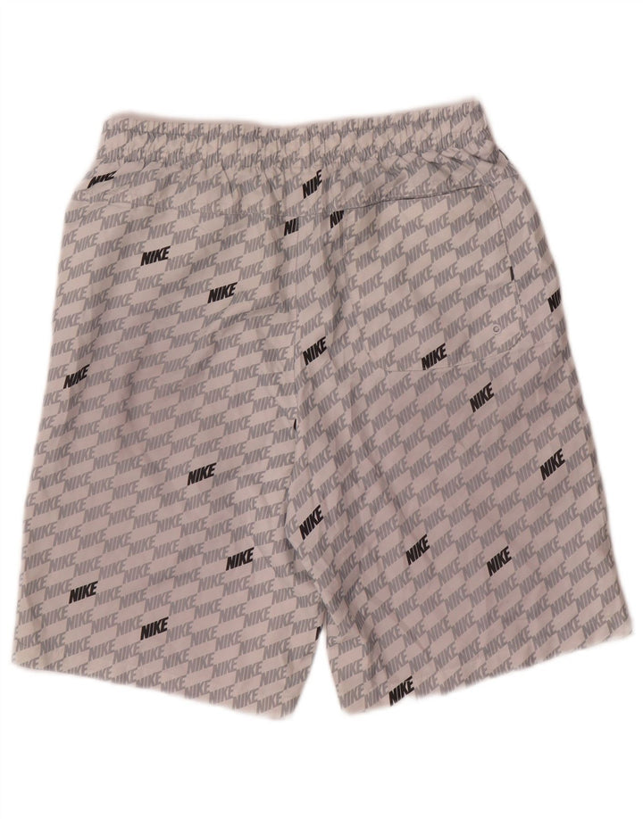 Nike Boys Graphic Swimming Shorts 13-14 Years XL Grey Polyester