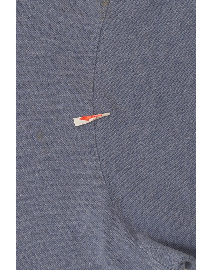 Lacoste Herre Polo Shirt Str. 7 2XL Blå Bomuld