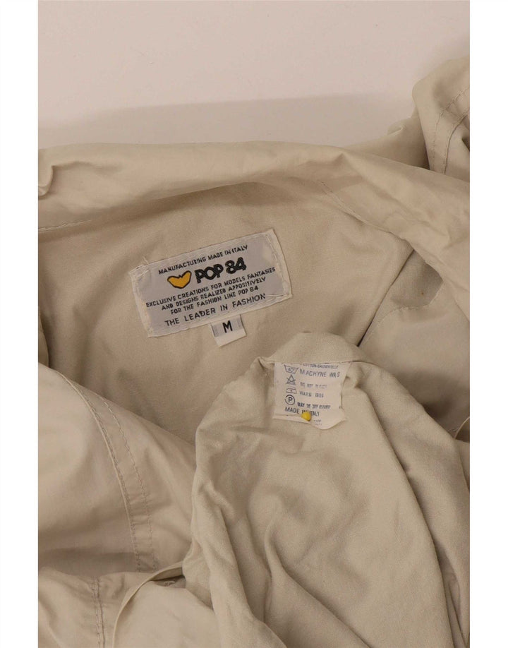 POP 84 Bomberjakke til mænd UK 38 Medium Off White Bomuld