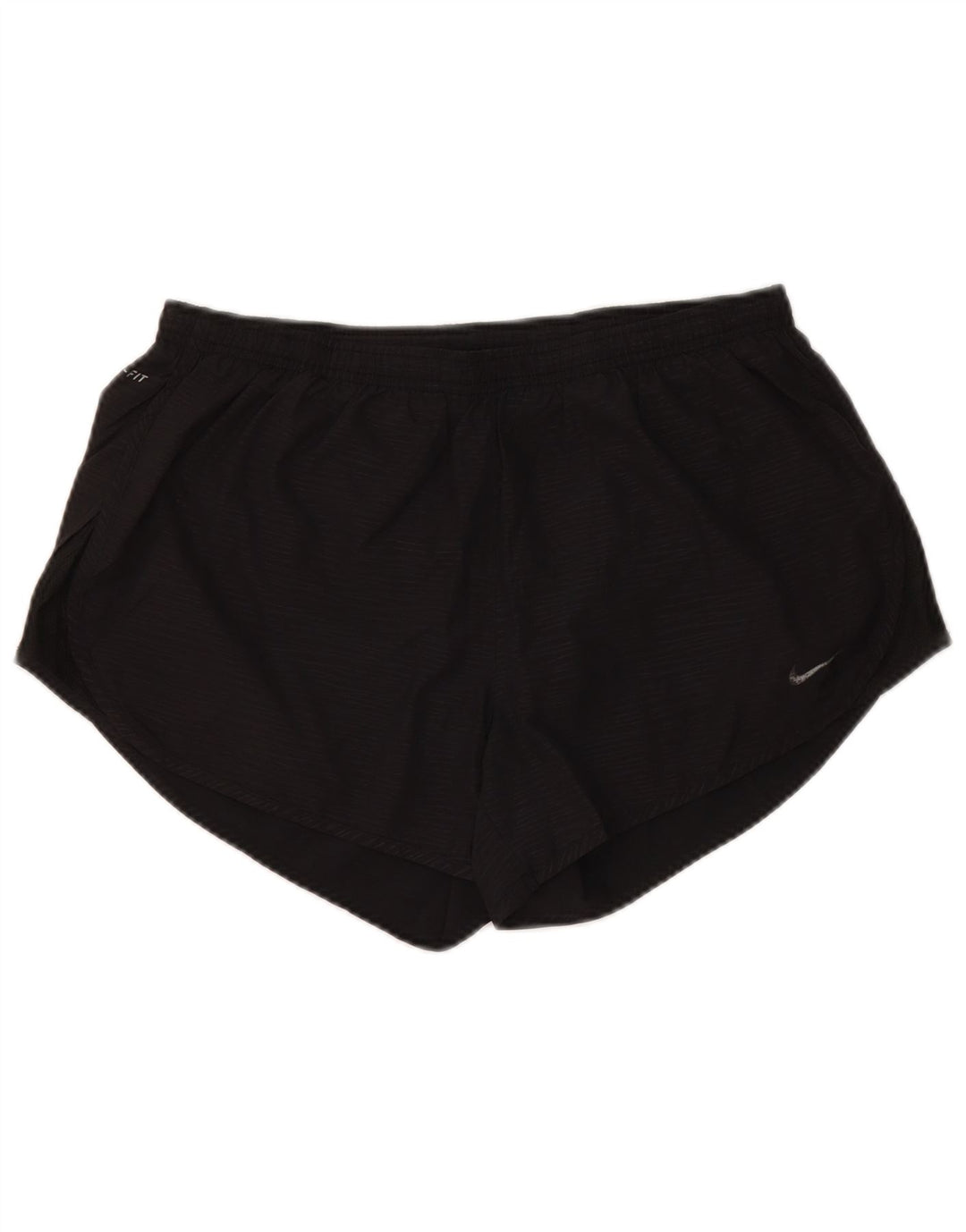 NIKE Dri Fit sportsshorts til kvinder UK 14 Medium Black Polyester