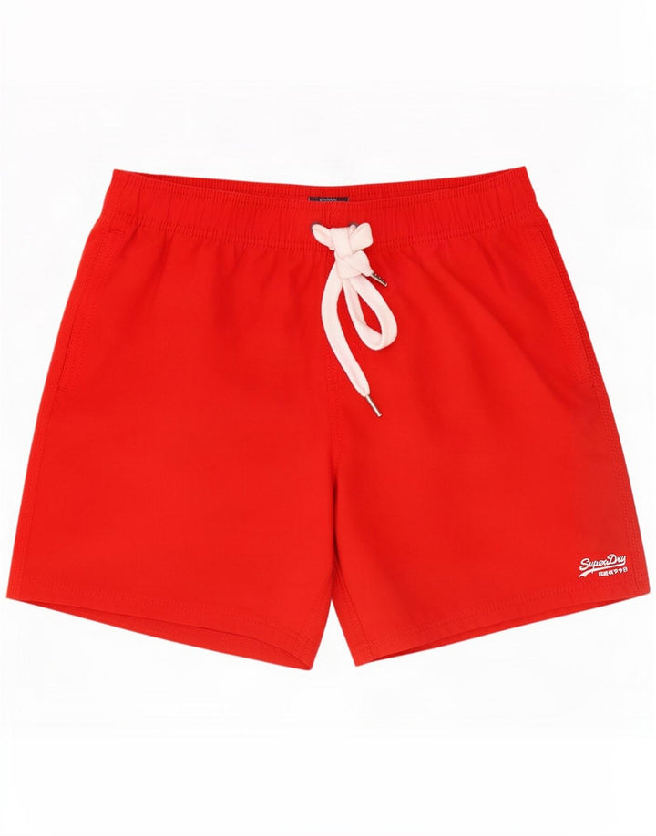 Superdry Badeshorts til mænd Medium Rød