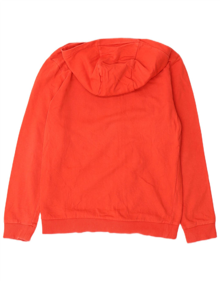 NAPAPIJRI hættetrøje med lynlås til drenge 13-14 år rød bomuld