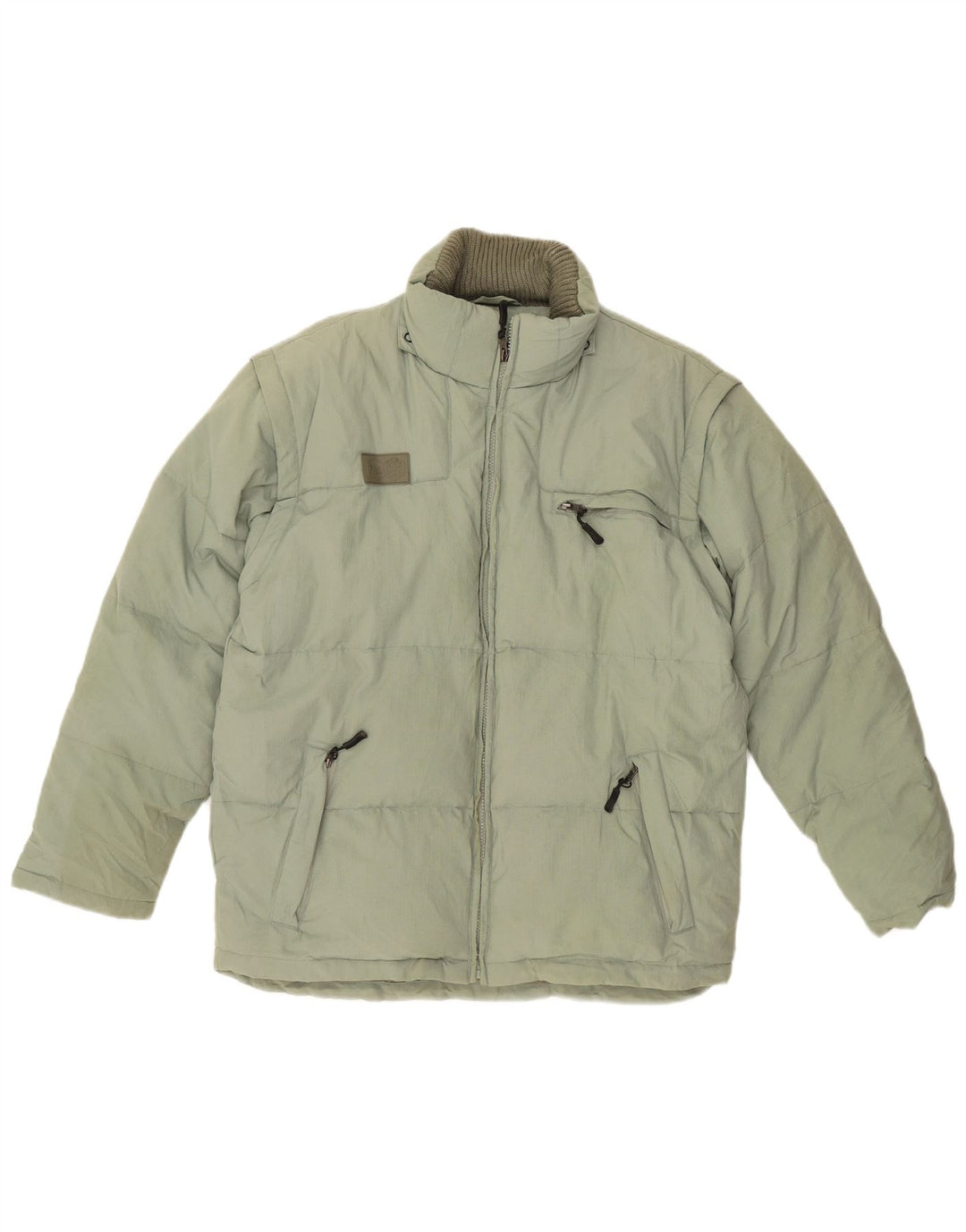 FILA Mens Padded Jacket UK 36 Small Green Polyamide