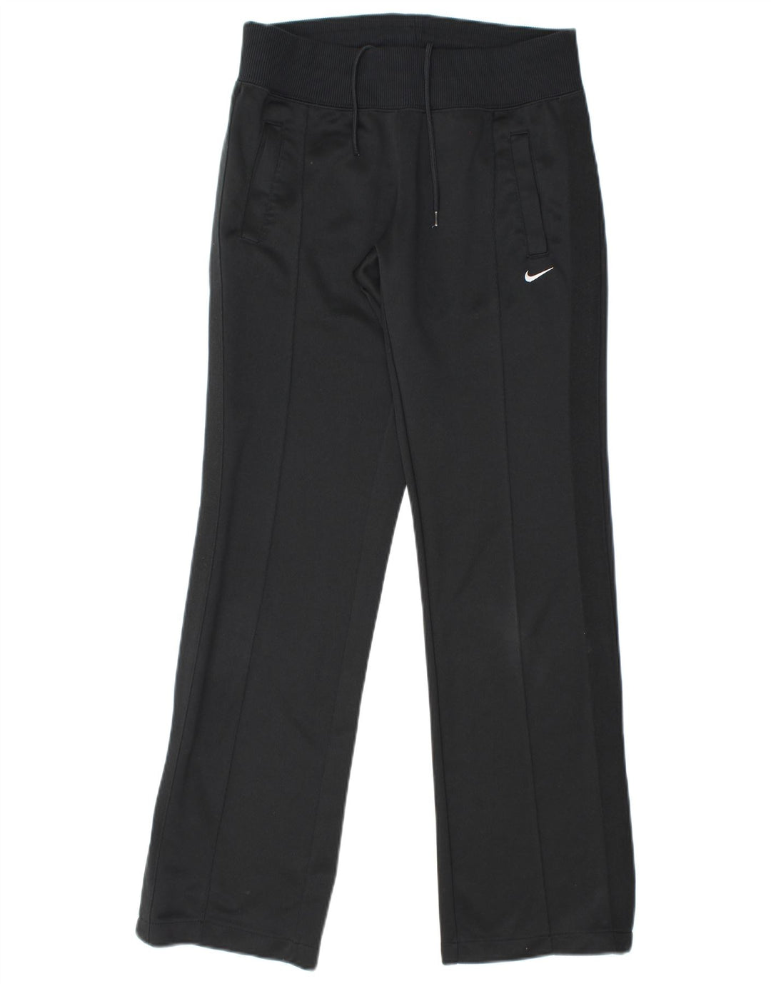 NIKE Womens Tracksuit Trousers UK 10 Small  Black Polyester