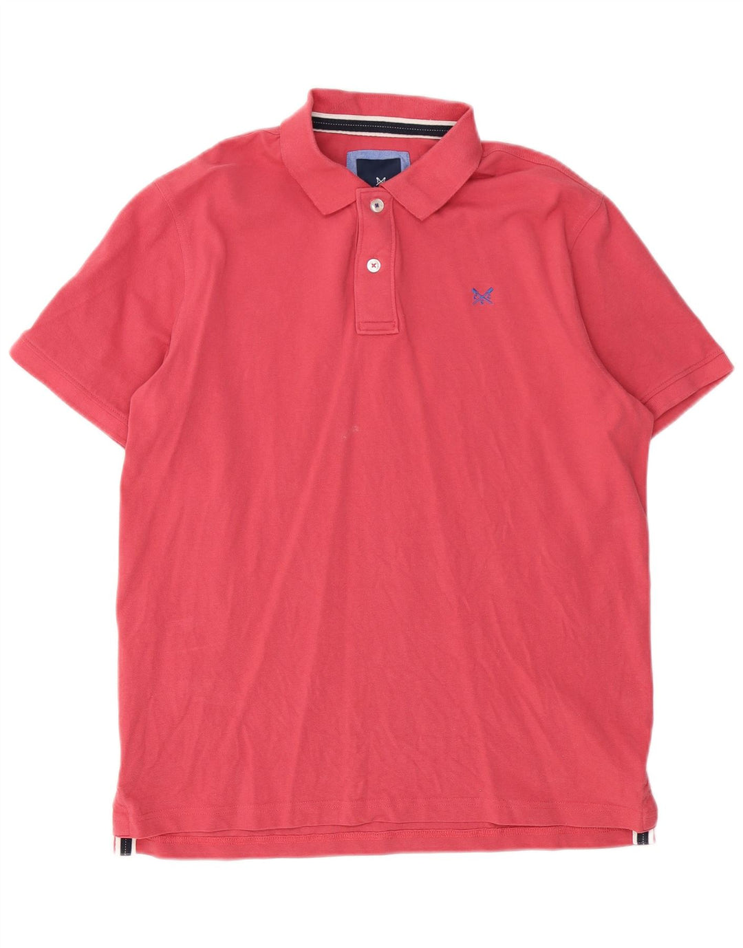 CREW TØJ Herre poloshirt Medium Pink Bomuld