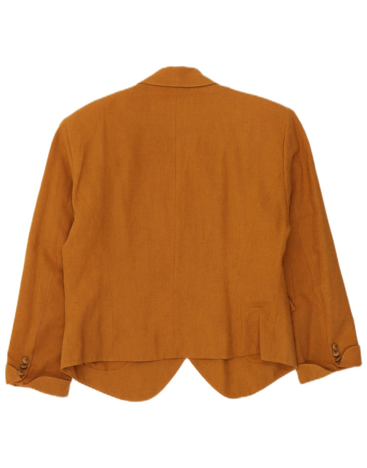 New Arrival Dame Double Breasted Blazer Jacket UK 14 Medium Beige Uld