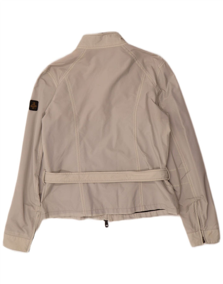 Refrigiwear Dame Regnjakke IT 46 Stor Hvid Nylon