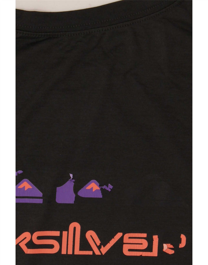 Quiksilver Herre Regular Fit Grafisk Vest Top Medium Sort Polyester