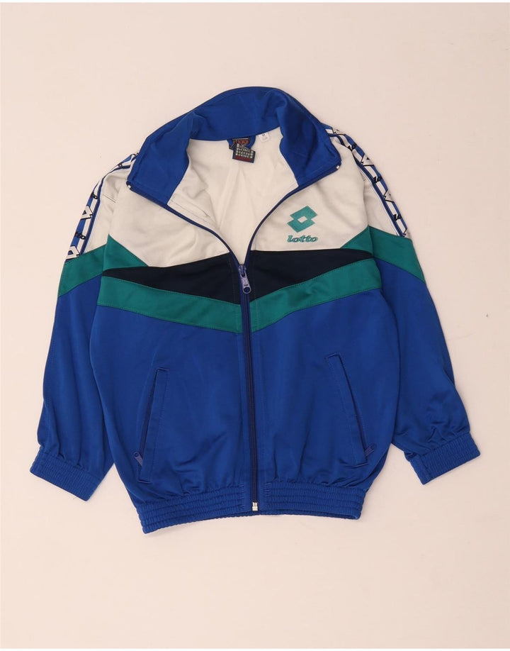 Lotto Boys Grafisk træningsdragt Topjakke 11-12 år Medium Blue Colourblock