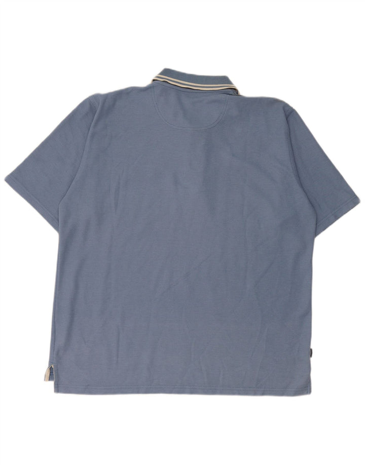 Umbro Herre Polo Shirt UK 44/46 XL Blå Polyester