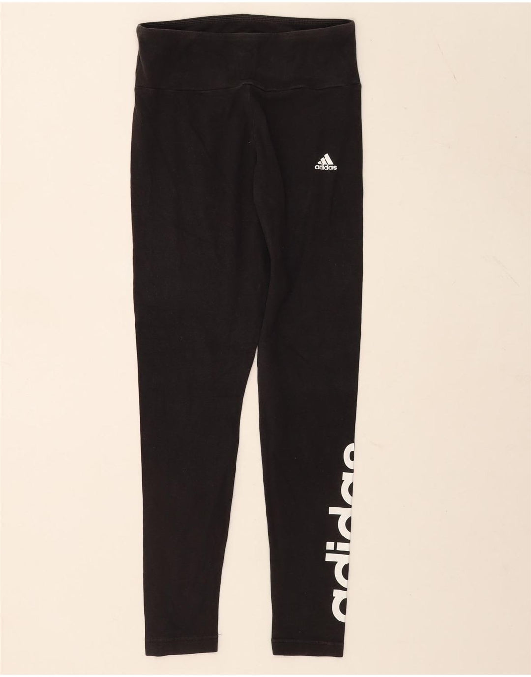 Adidas Graphic Leggings til kvinder UK 8/10 Small Black