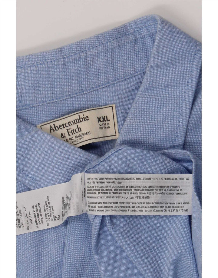 Abercrombie & Fitch herreskjorte 2XL blå bomuld