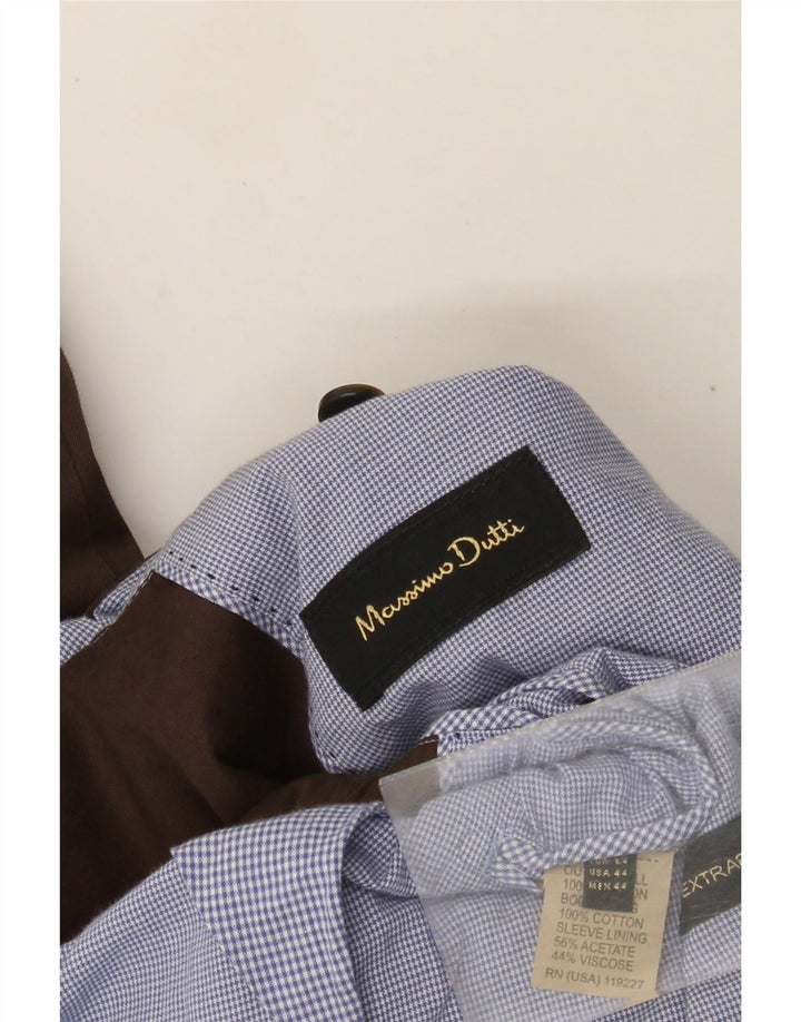 Massimo Dutti Herre 2-knaps blazerjakke EU 54 XL Brun Bomuld