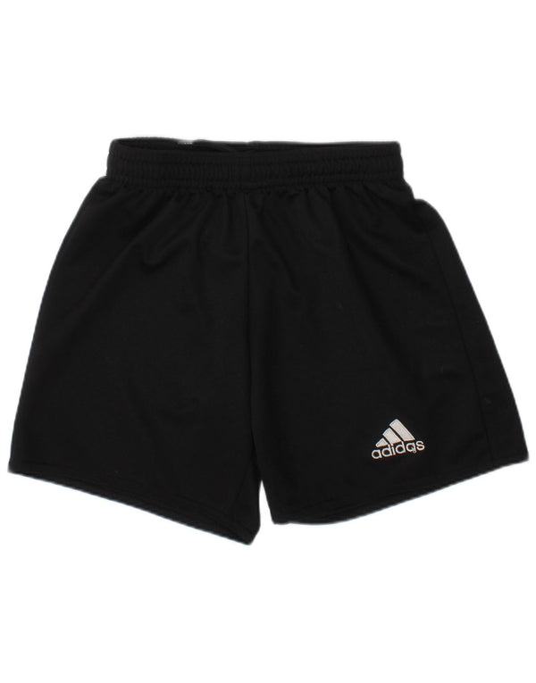 ADIDAS Boys Climalite Sport Shorts 4-5 Years  Black Polyester