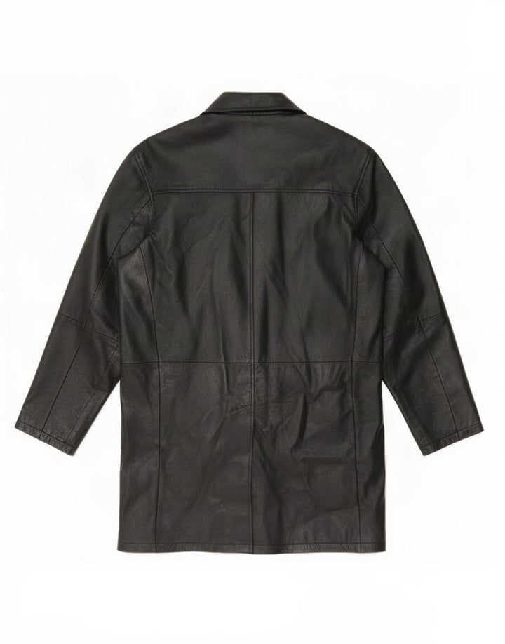 Matinee Herre Læderfrakke UK 38 Medium Sort