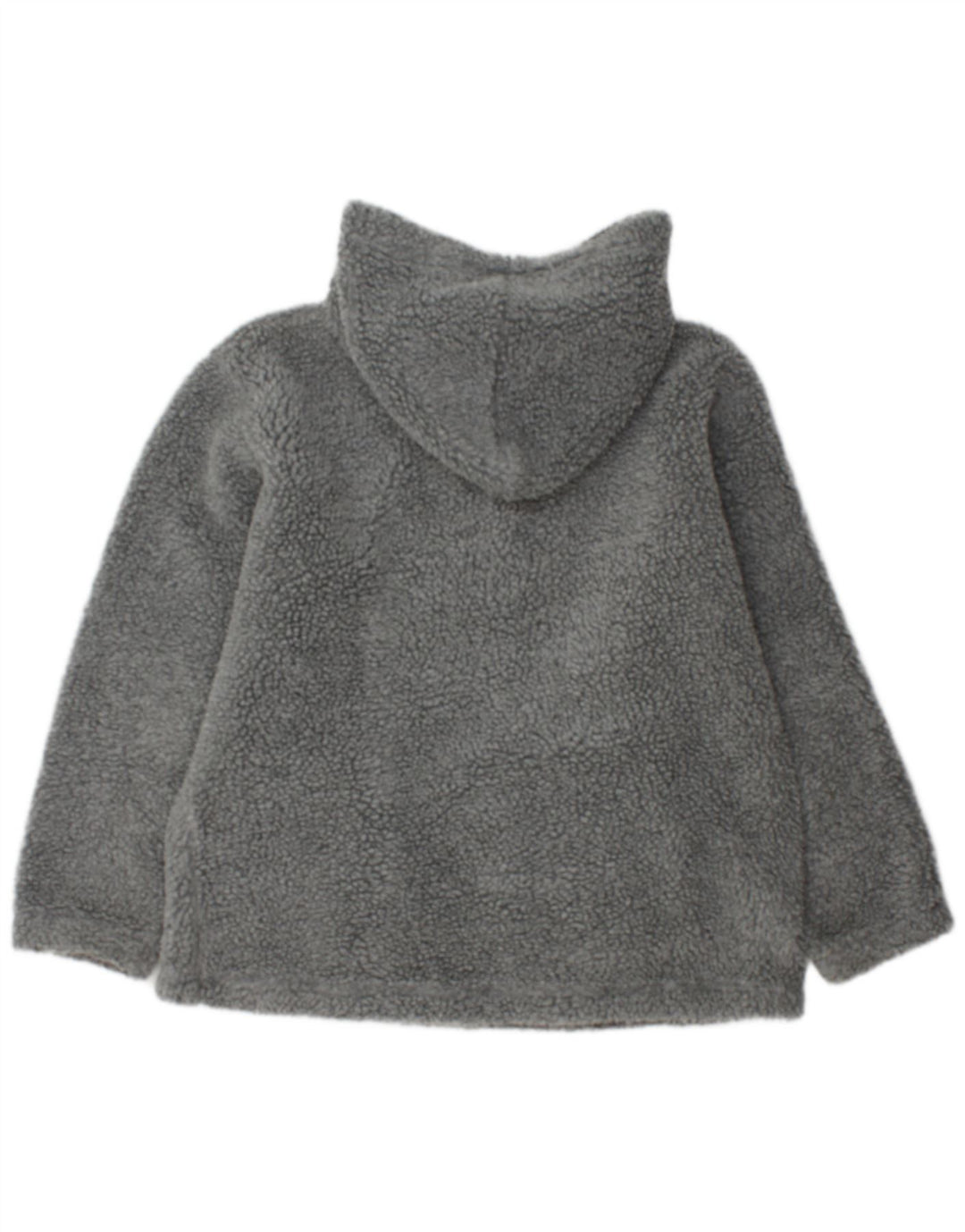 Fishbone Herre Hooded Zip Neck Fleece Jumper Large Grå Polyester