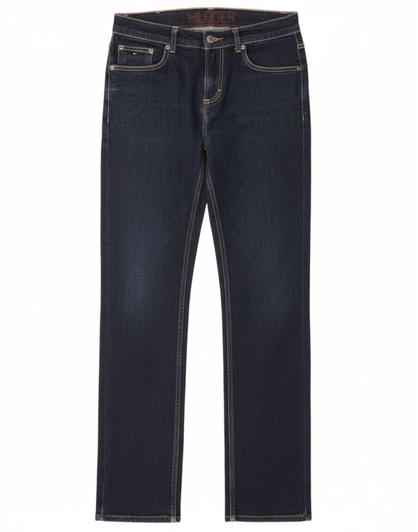 Tommy Hilfiger Slim Jeans til drenge 15-16 år W28 L32 Marineblå bomuld