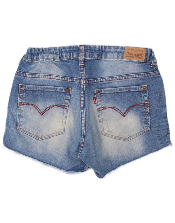 Levi's Girls Distressed denimshorts 13-14 år W26 Blue Cotton