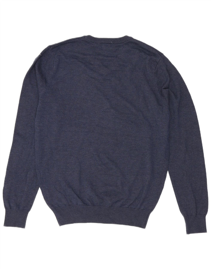 Calvin Klein Herre Golf V-hals sweater Medium Marineblå Bomuld