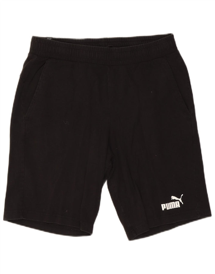 Puma Herre Sportshorts Stor Sort Bomuld