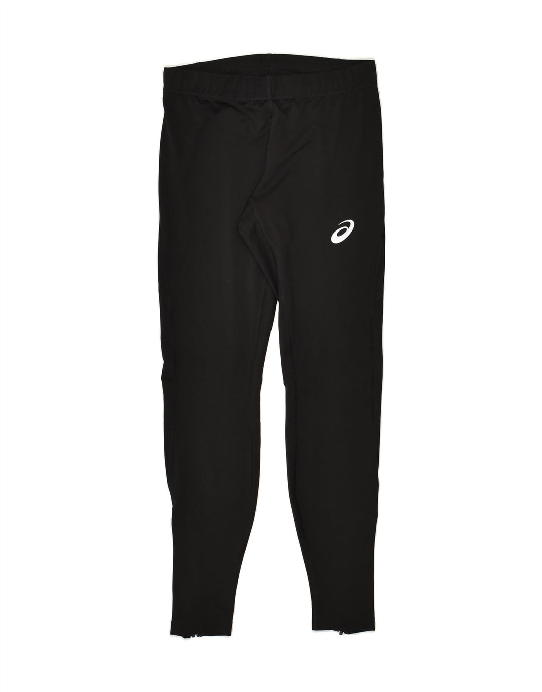 ASICS Womens Tracksuit Trousers UK 8 Small Black Polyester | Vintage Asics | Thrift | Second-Hand Asics | Used Clothing | Messina Hembry 