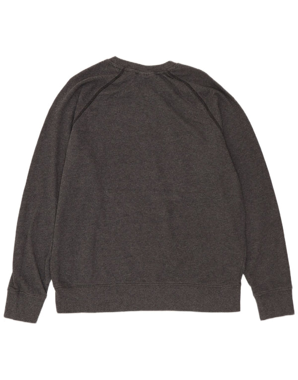 REEBOK Herre grafisk sweatshirt Jumper Medium Grå Bomuld