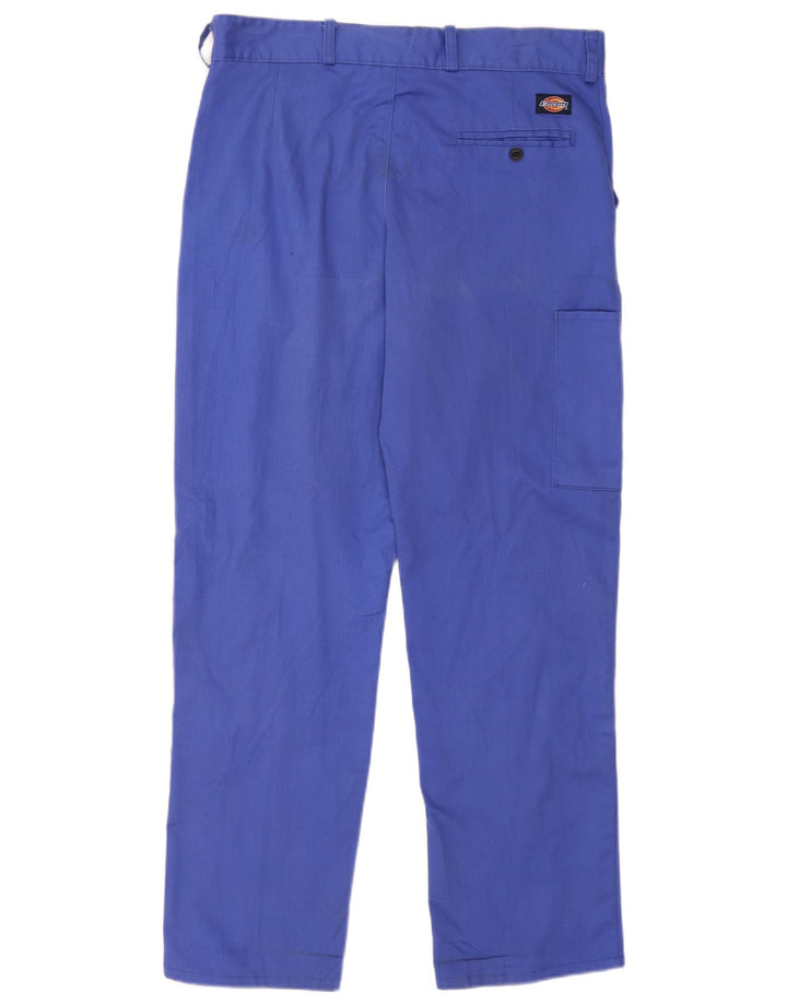 Dickies Herre Straight Cargo Bukser W36 L30 Blå Polyester