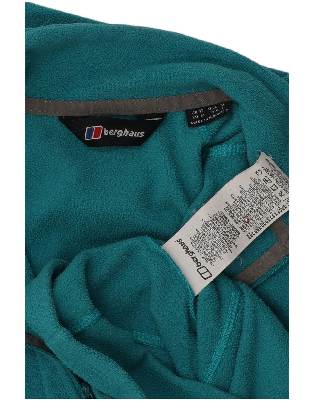 Berghaus Fleecejakke til kvinder UK 12 Medium turkis polyester
