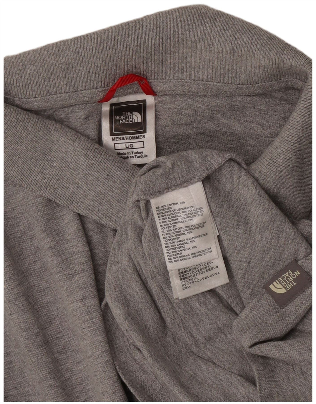 The North Face Herre Polo Shirt Stor Grå Bomuld