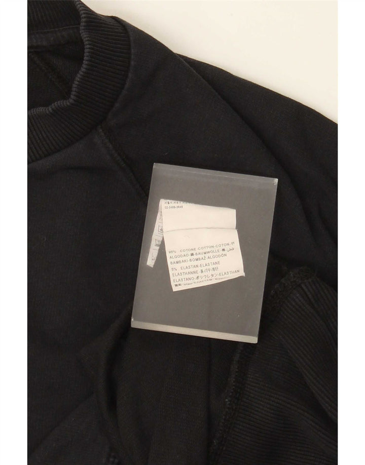 Benetton Herre Sweatshirt Jumper XL Sort Bomuld