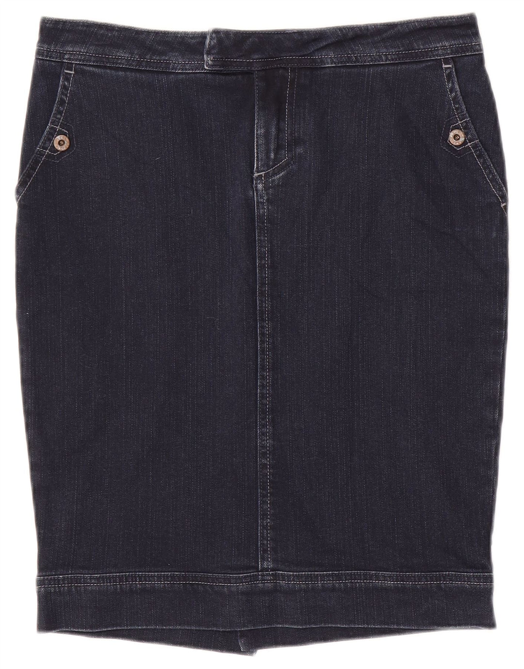 Woolrich Dame Denim Nederdel W29 Medium Navy Blue