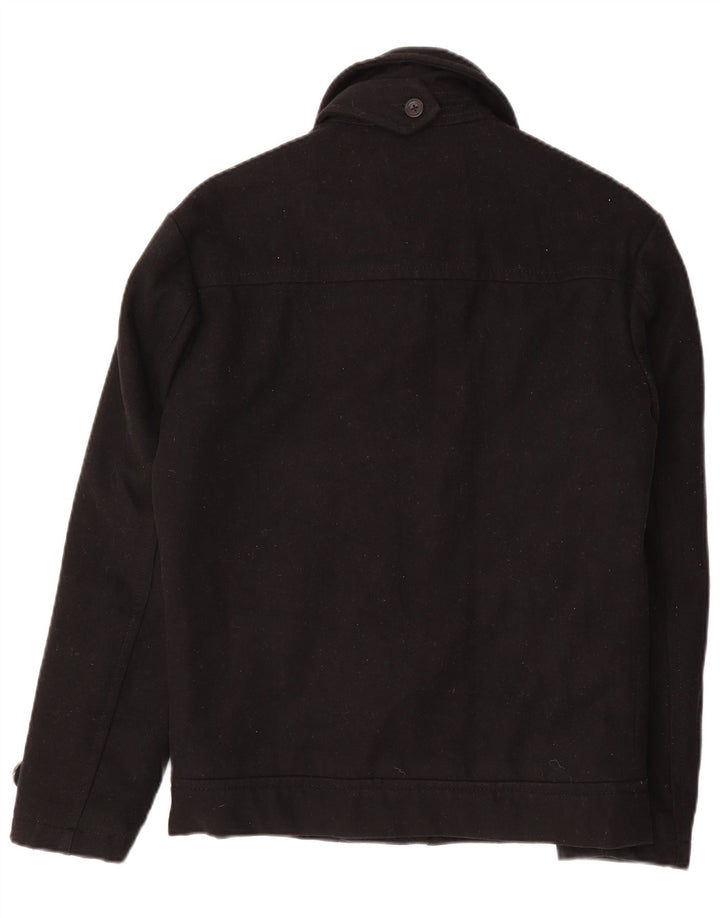 ENERGIE Herre Ærtefrakke UK 36 Lille sort uld