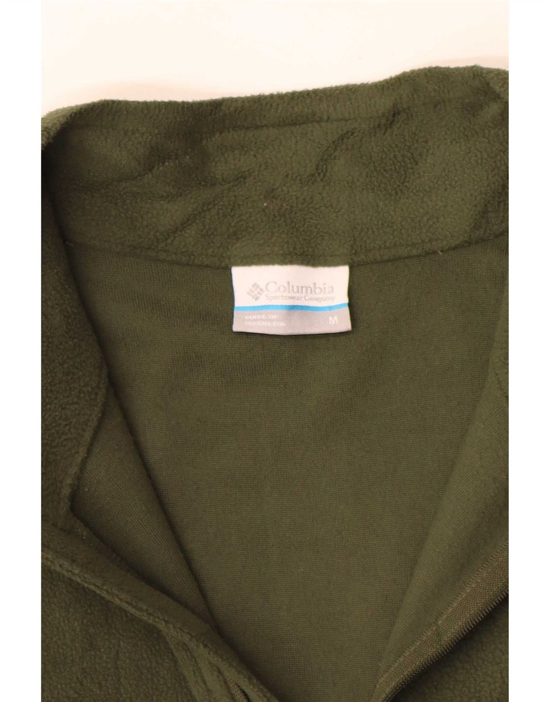 Columbia Fleecetrøje med lynlås til mænd Medium Grøn Polyester