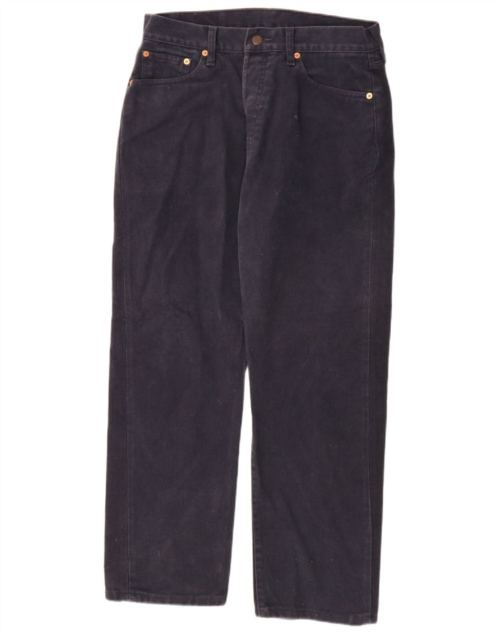 Levi's Herre 551 lige jeans W34 L30 Marineblå bomuld