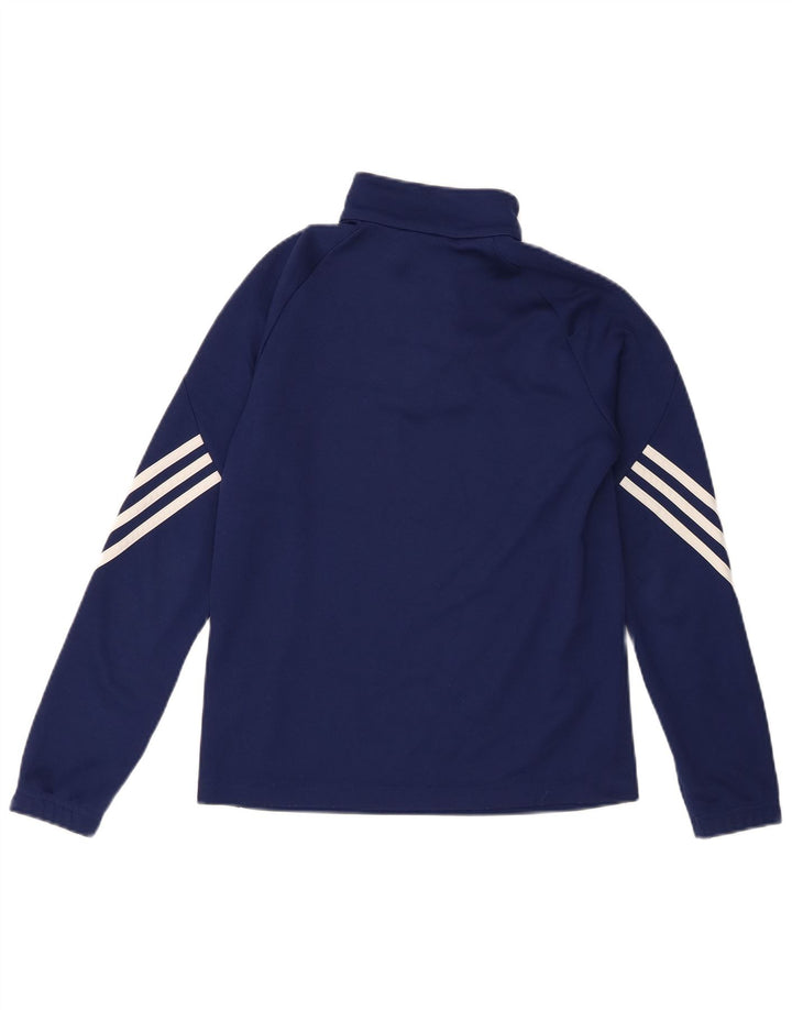 Adidas drenge Climalite pullover træningsdragt top 11-12 år stor marineblå