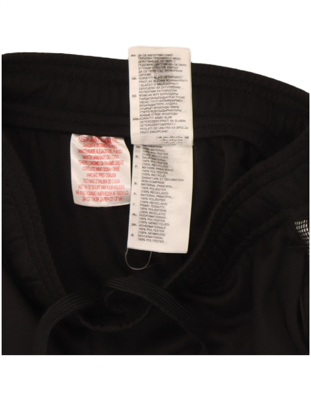 Adidas Boys Aeroready Tracksuit Bukser 9-10 år Sort polyester