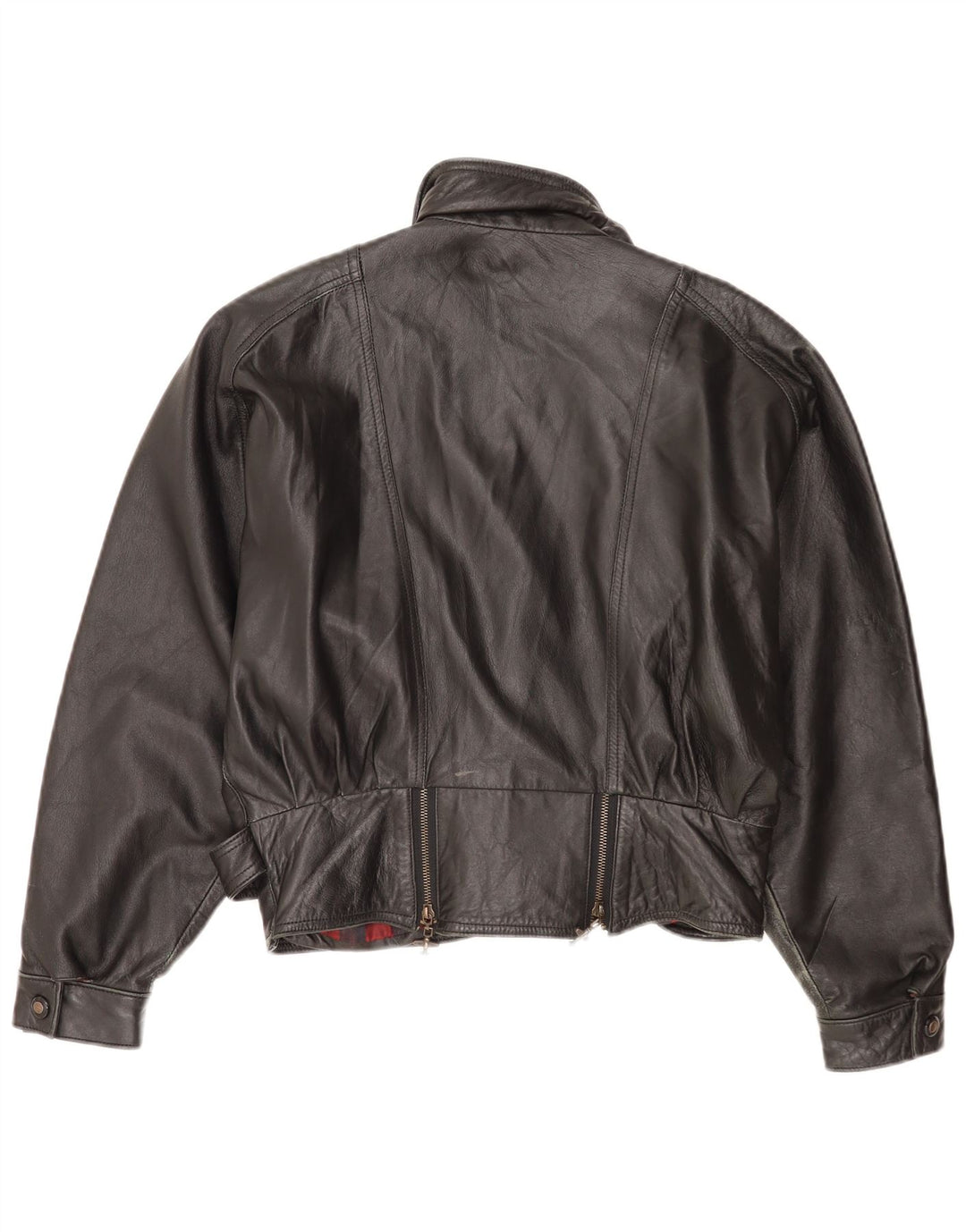 Yessica Womens Oversized Crop Biker Jacket EU 38 Medium Black