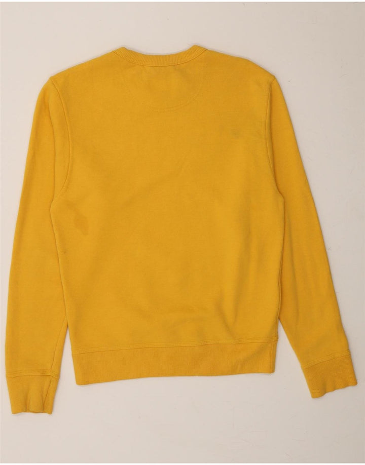 CHAMPION Mens Sweatshirt Jumper Small Yellow Cotton Vintage Champion and Second-Hand Champion from Messina Hembry 