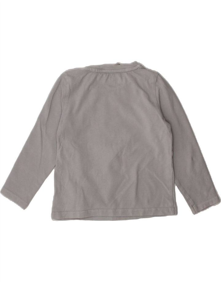 LIU JO Girls Graphic Top Long Sleeve 2-3 Years Grey Cotton Vintage Liu Jo and Second-Hand Liu Jo from Messina Hembry 