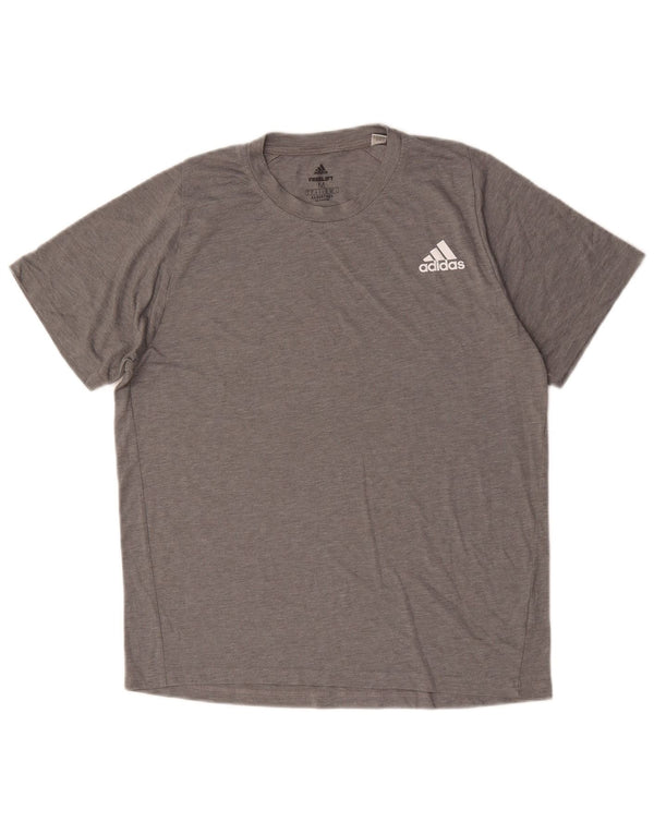 Adidas Herre Aeroready T-Shirt Top Medium Grå