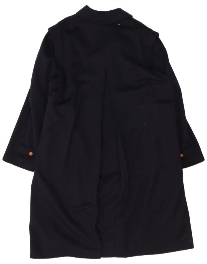 Vintage Herre Overfrakke UK 44 2XL Navy Blue