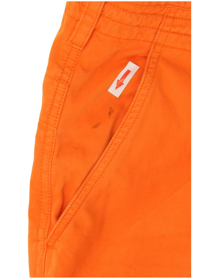 French Connection Herre Cargo Shorts W32 Medium Orange Bomuld