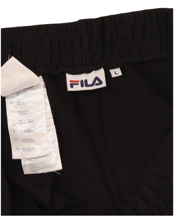 Fila Træningsdragt bukser til mænd Stor sort bomuld